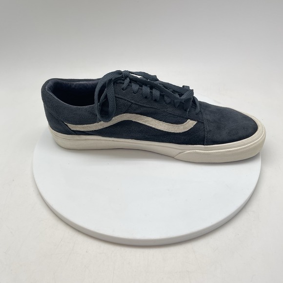 Vans Old Skool Mens 9‎ Blue Athletic Skate Walking Suede Shoes Sneakers 721454 main image 5